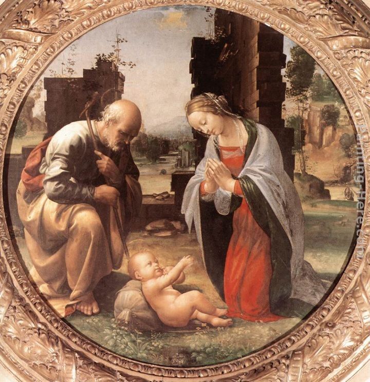 Fra Bartolommeo The Adoration of the Christ Child